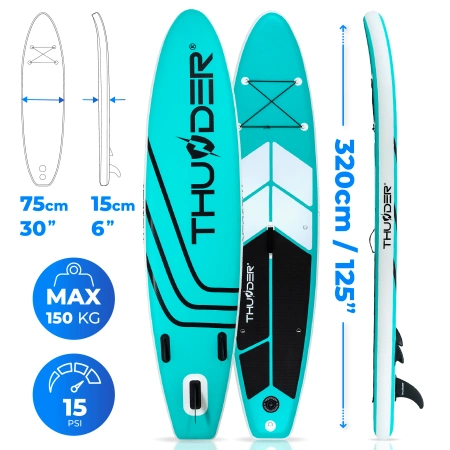 Σανίδα SUP 320cm THUNDER COAST MINT